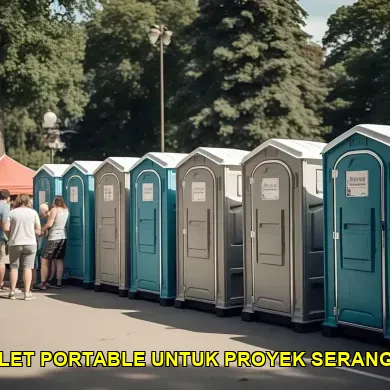 sewa toilet portable untuk proyek serang terbaik